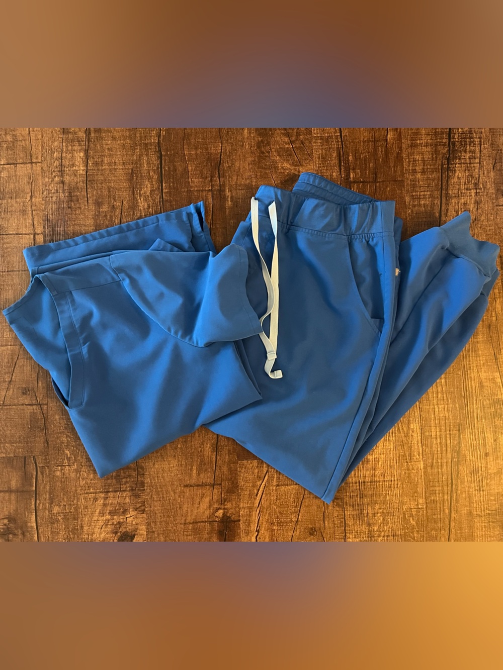 Figs Royal Blue Scrub Set XL